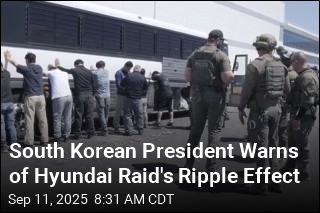 South Korean President Warns of Hyundai Raid&#39;s Ripple Effect