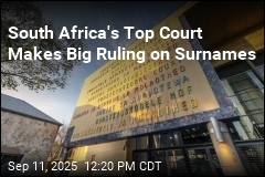 South Africa&#39;s Top Court Says Men Can Take Wife&#39;s Surname