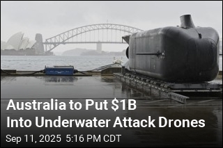 Australia to Put $1B Into Underwater Attack Drones
