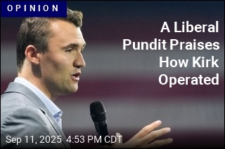 A Liberal Pundit Praises How Kirk Operated