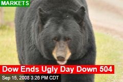 Dow Ends Ugly Day Down 504