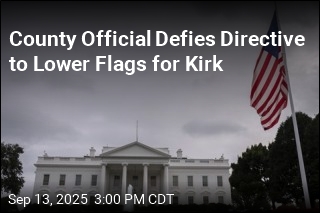 Iowa County Official Won&#39;t Lower Flags for Kirk