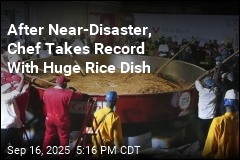Chef Takes Record With 19.3K-Pound Pot of Jollof Rice