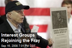 Interest Groups Rejoining the Fray