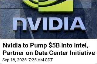 Nvidia to Pump $5B Into Intel, Partner on Data Center Initiative