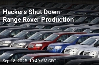 Hackers Shut Down Range Rover Production
