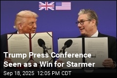 Trump Talks Jimmy Kimmel at UK Press Conference