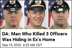 DA: Stalking Suspect Killed 3 Officers in Ambush