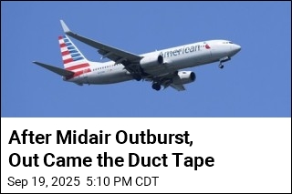 After Midair Outburst, Out Came the Duct Tape