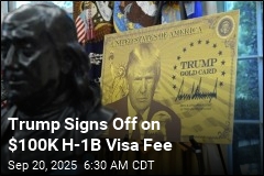 Trump Debuts New $1M &#39;Gold Card&#39; Visa for Rich Foreigners