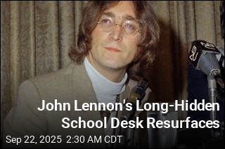 John Lennon&#39;s Long-Hidden School Desk Resurfaces