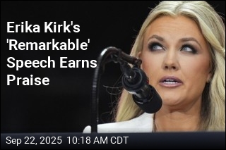 Erika Kirk Earns Praise for &#39;Remarkable&#39; Speech