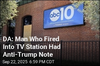 DA: Man Who Fired Into TV Station Had Anti-Trump Note