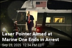 Man Charged With Aiming Laser Pointer at Marine One
