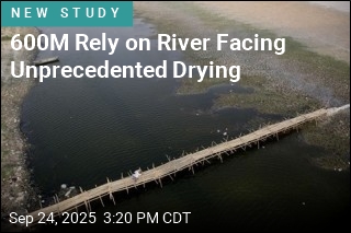 600M Rely on River Facing Unprecedented Drying