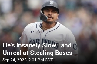 He&#39;s Insanely Slow&mdash;and an Insanely Good Base Stealer
