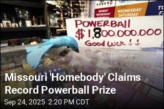 Missouri &#39;Homebody&#39; Claims Record Powerball Prize