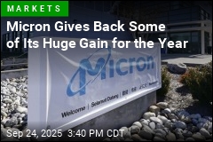 Micron Gives Back Some of Its Huge Gain for the Year