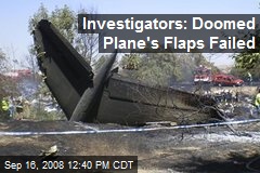 Investigators: Doomed Plane's Flaps Failed