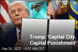 Trump Demands Enforcement of Death Penalty in DC