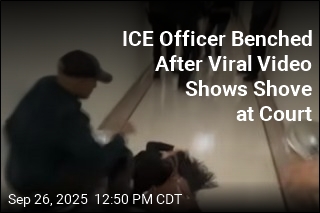 ICE Officer Benched After Viral Video Shows Shove at Court