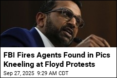 FBI Fires Agents Found in Pics Kneeling at Floyd Protests