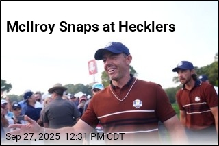 McIlroy Snaps at Hecklers