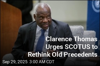 Clarence Thomas Urges SCOTUS to Rethink Old Precedents