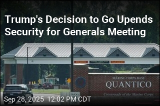 Trump&#39;s Decision to Go Upends Security for Generals Meeting