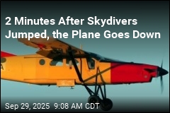 2 Minutes After the Jump, Skydiving Plane Goes Down
