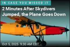 2 Minutes After the Jump, Skydiving Plane Goes Down