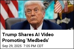 Trump Shares, Then Deletes Bizarre &#39;Medbed&#39; Video