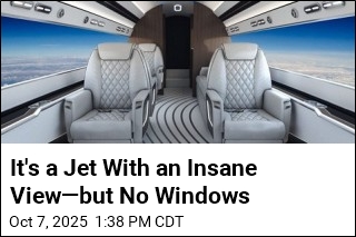 It&#39;s a Jet With an Insane View&mdash;but No Windows
