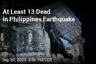 At Least 13 Dead in Philippines Earthquake
