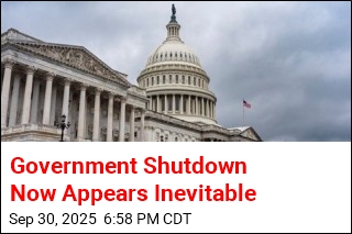 Government Shutdown Now Appears Inevitable
