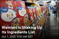Walmart to Drop Artificial Dyes From Store Brands by 2027