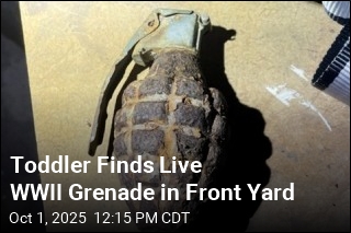 Toddler Finds Live WWII Grenade in Front Yard