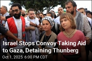 Israel Stops Convoy Taking Aid to Gaza, Detaining Thunberg