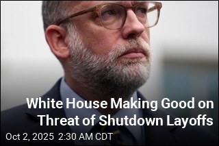 White House Says Shutdown Layoffs Are Coming
