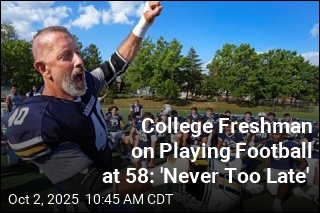 He Fulfilled Dream of College, Playing Football ... at Age 58