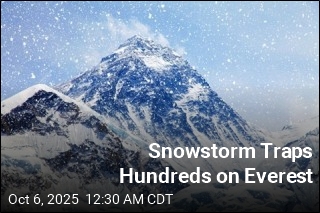 Snowstorm Traps Hundreds on Everest