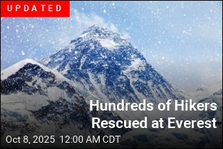 Snowstorm Traps Hundreds on Everest