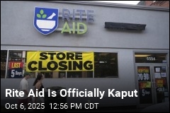 Rite Aid Closes Last 89 Stores