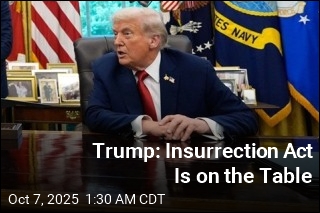 Trump: Insurrection Act Is on the Table