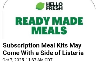 USDA: Those HelloFresh Meal Kits May Have Listeria