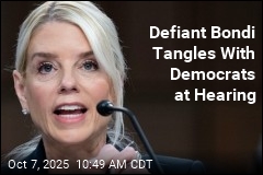 Defiant Bondi Tangles With Democrats at Hearing
