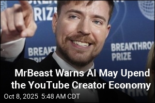 MrBeast Warns AI May Upend the YouTube Creator Economy