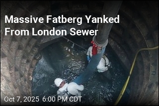 110-Ton Fatberg Removed From Below London Streets