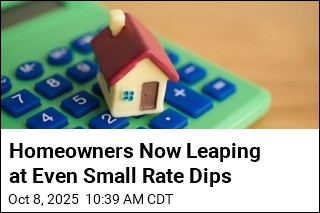 Homeowners Now Leaping at Even Small Rate Dips