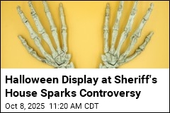 Halloween Display at Sheriff&#39;s House Sparks Controversy